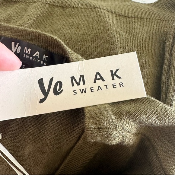 YEMAK Women's Knit Cardigan Sweater – 3/4 Sleeve V Size S - Picture 9 of 10